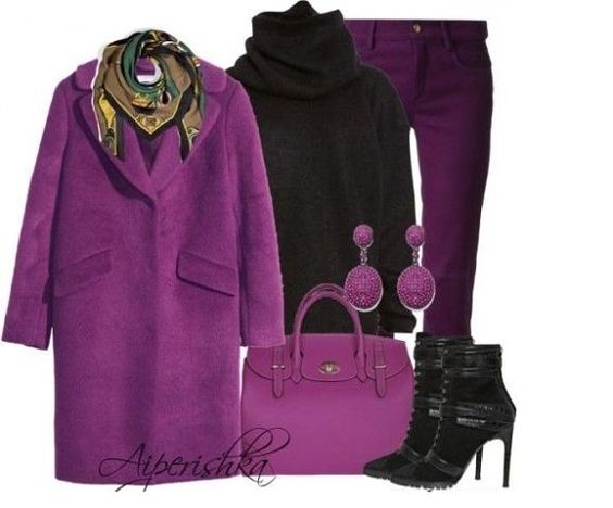 Look! Стильные сеты в модном цвете сезона ultra violet!