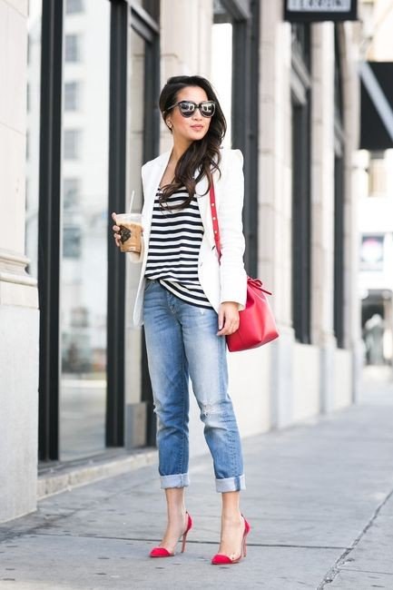 Look! Красные туфли в образах!