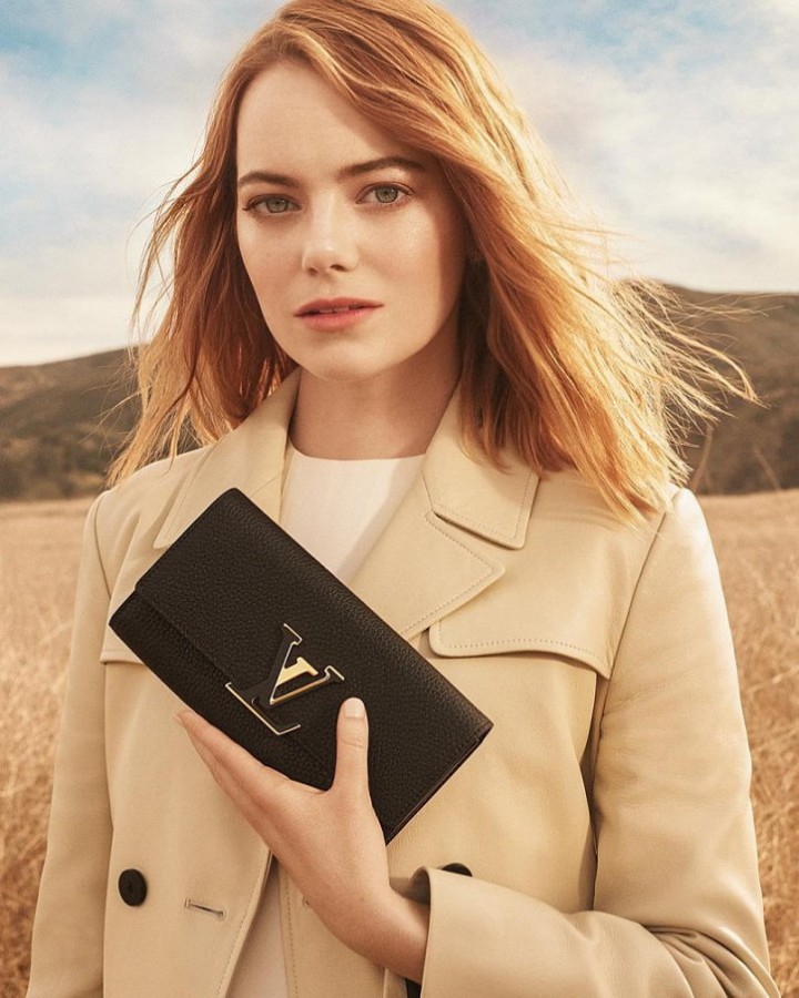 Эмма Стоун в рекламе Louis Vuitton 2018