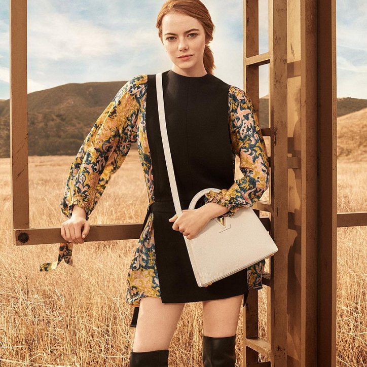 Эмма Стоун в рекламе Louis Vuitton 2018