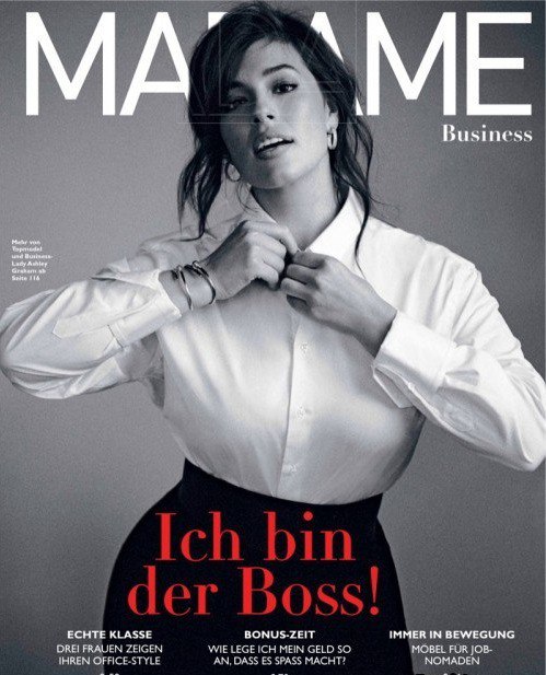 Ashley Graham for Madame Germany 2018. Ashley Graham for Madame Germany 2018.