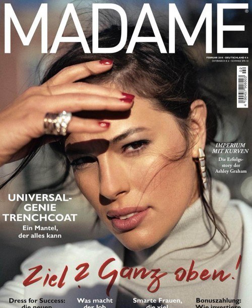 Ashley Graham for Madame Germany 2018. Ashley Graham for Madame Germany 2018.
