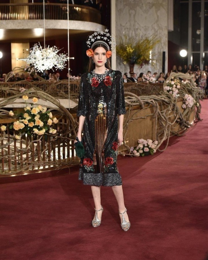 Шоу Dolce & Gabbana Alta Moda в Нью-Йорке.