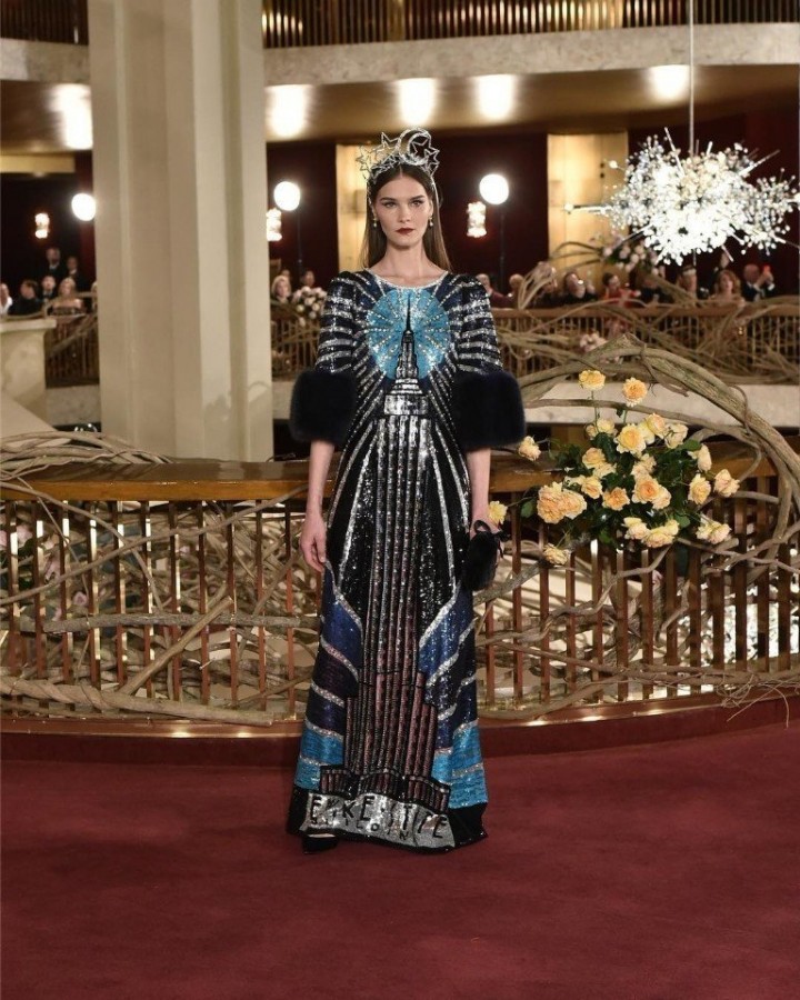 Шоу Dolce & Gabbana Alta Moda в Нью-Йорке.