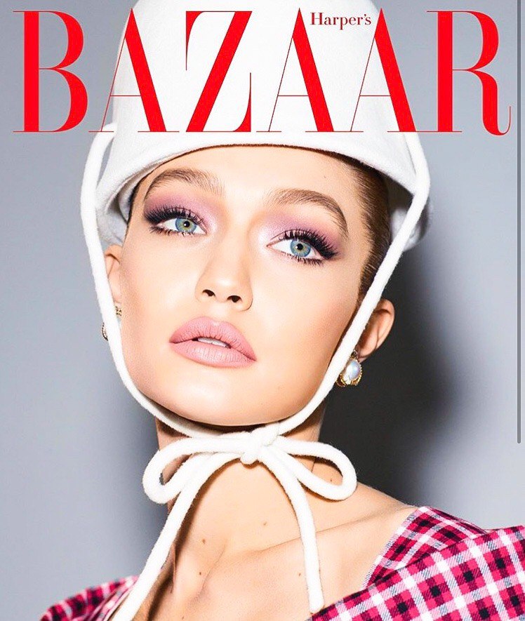 Gigi Hadid for Harper Bazaar’s May 2018.