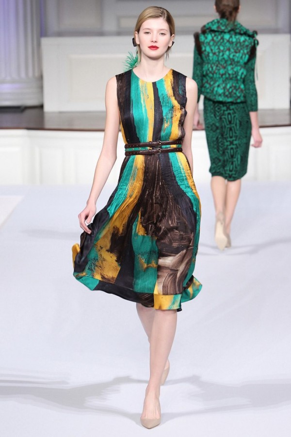 Модели коллекции Oscar De La Renta. Модели коллекции Oscar De La Renta.