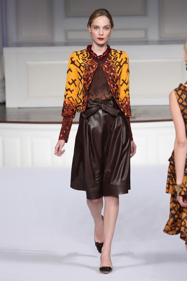 Модели коллекции Oscar De La Renta. Модели коллекции Oscar De La Renta.