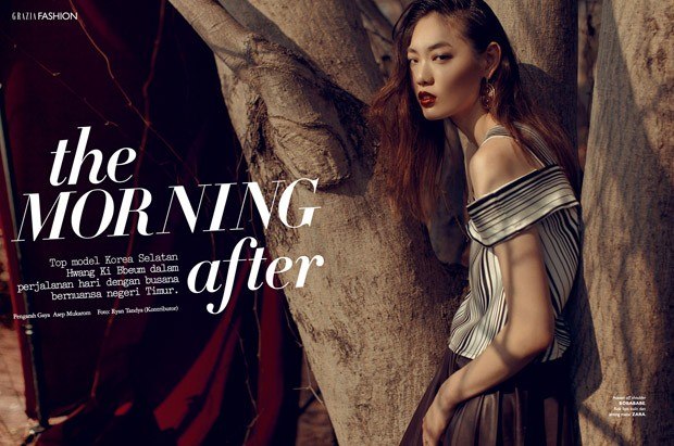 Hwang Gippeum for Grazia Indonesia by Ryan Tandya.