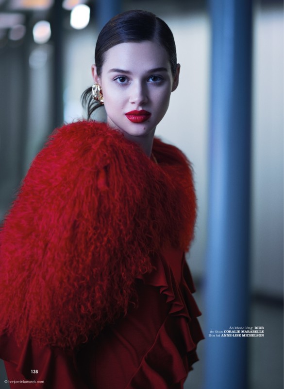 Anais Pouliot for Elle Vietnam by Benjamin Kanarek