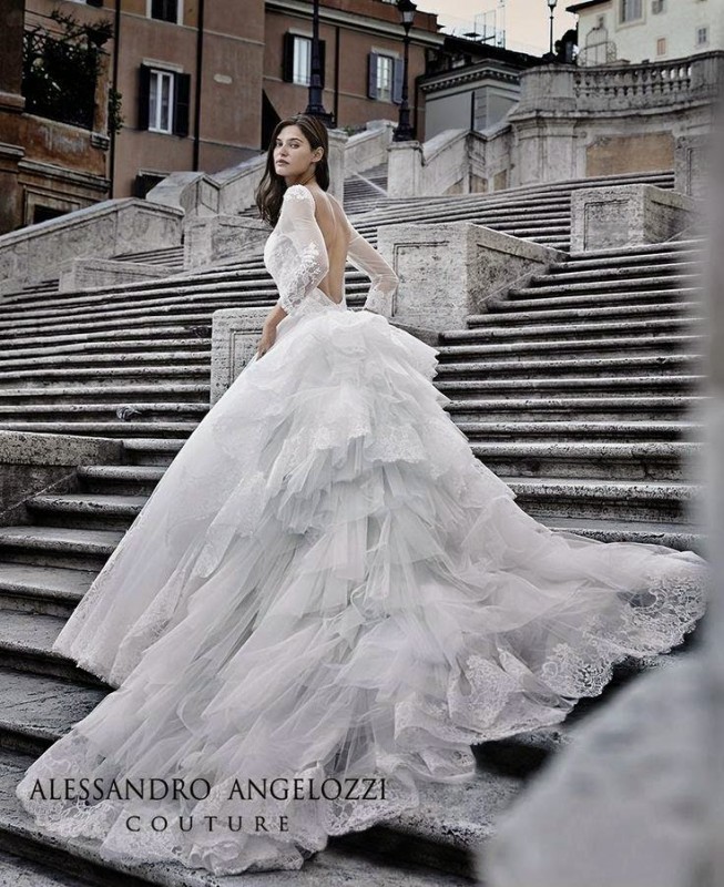Bianca Balti for Alessandro Angelozzi Couture Bridal by Fabrizio Ferri