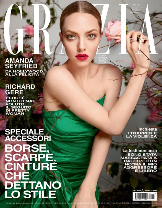 Аманда Сейфрид (Amanda Seyfried) в фотосессии для журнала Grazia Italy (2022)