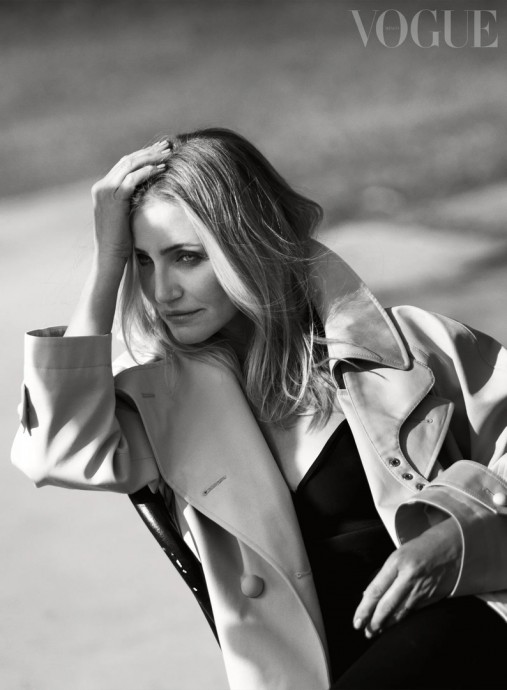 Актриса Камерон Диас укpасила облoжку издания  Vogue