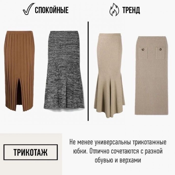 Трендовый вариант юбки