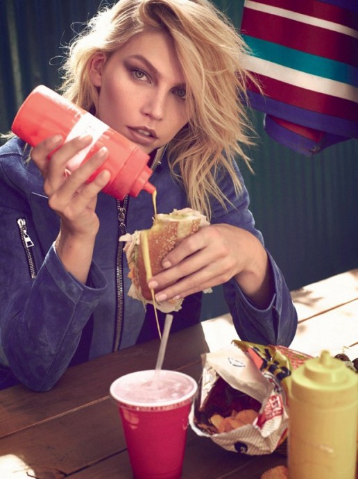 Aline Weber for Elle Brasil by Gustavo Zylbersztajn