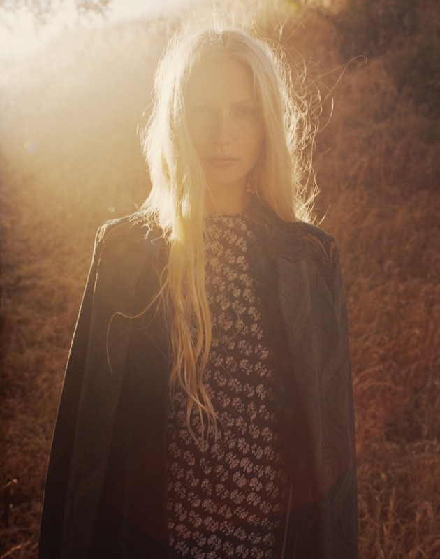 Kirsty Hume, Violet for Malibu Magazine by Hilary Walsh