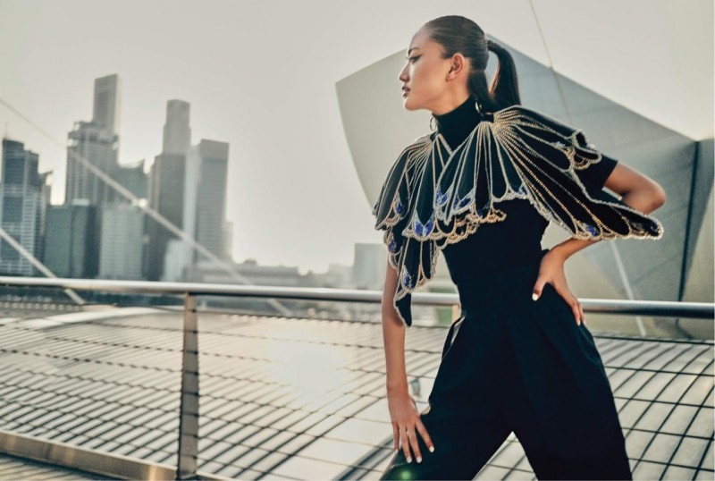 Andrea Kevichusa for Harper's Bazaar India by Ivanho Harlim Andrea Kevichusa for Harper's Bazaar India by Ivanho Harlim