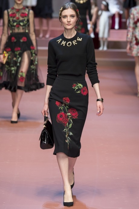 Модели коллекции Dolce & Gabbana