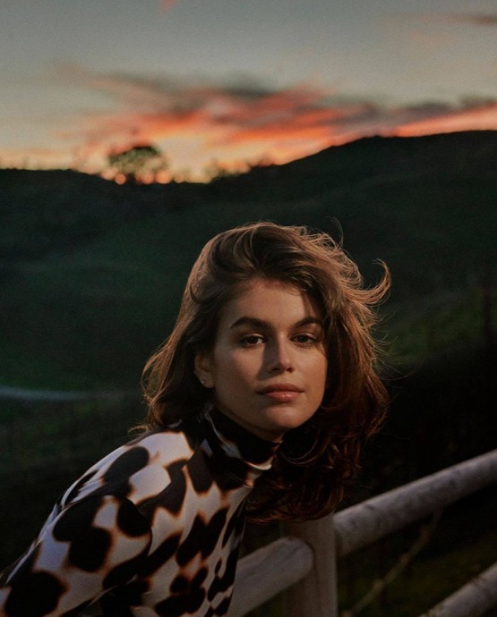 Кайя Гербер (Kaia Gerber) в фотосессии для журнала Vogue China