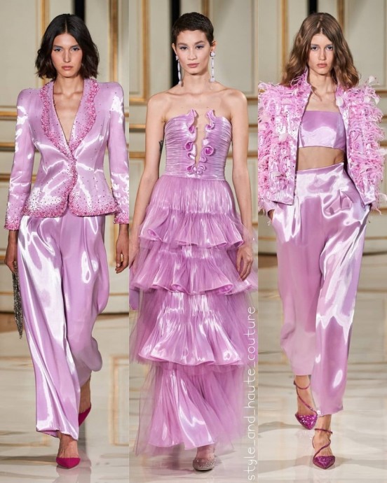 Роскошные наряды – яркая и запоминающаяся коллекция на модном показе от Giorgio Armani