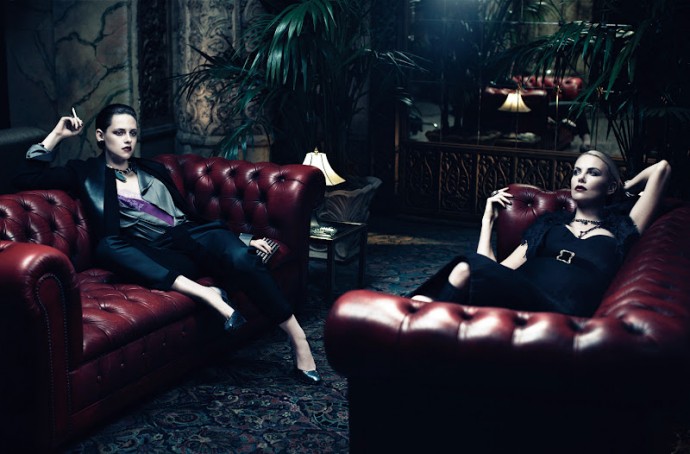 Charlize Theron and Kristen Stewart by Mikael Jansson Charlize Theron and Kristen Stewart by Mikael Jansson