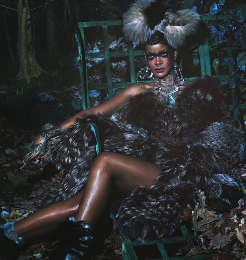 Rihanna for W Magazine by Mert Alas & Marcus Piggott