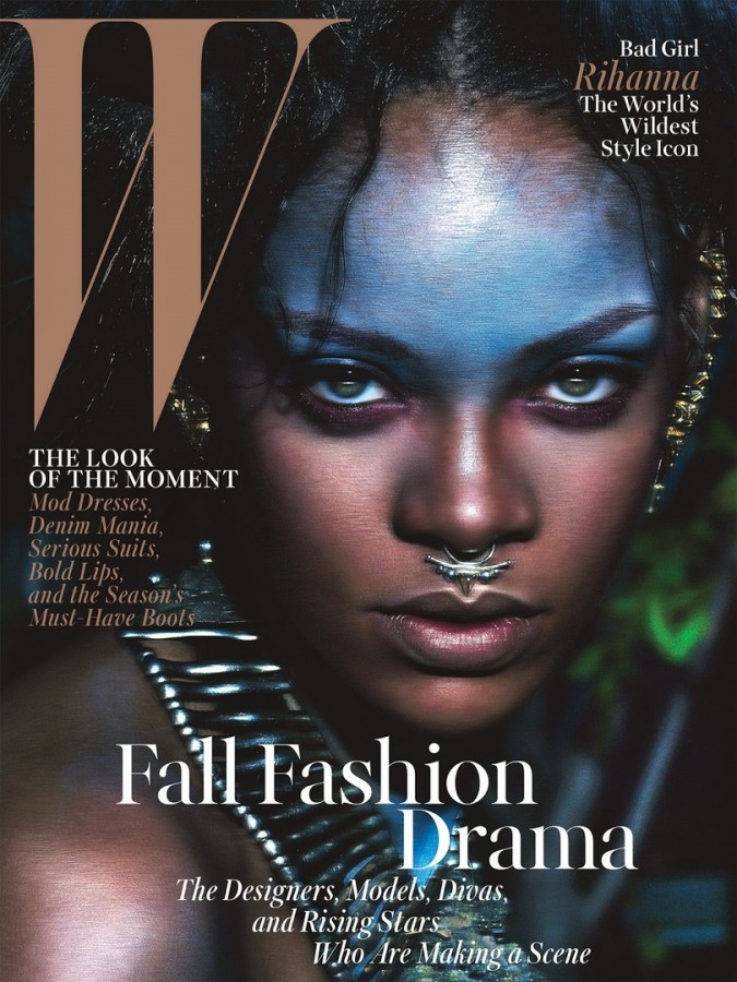 Rihanna for W Magazine by Mert Alas & Marcus Piggott