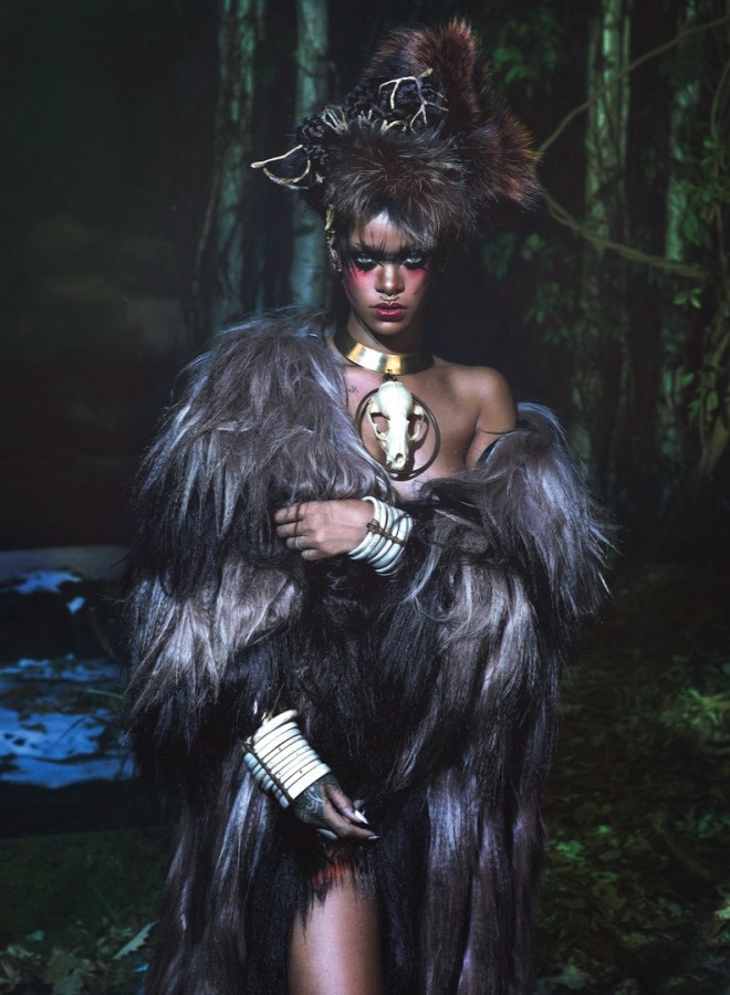 Rihanna for W Magazine by Mert Alas & Marcus Piggott