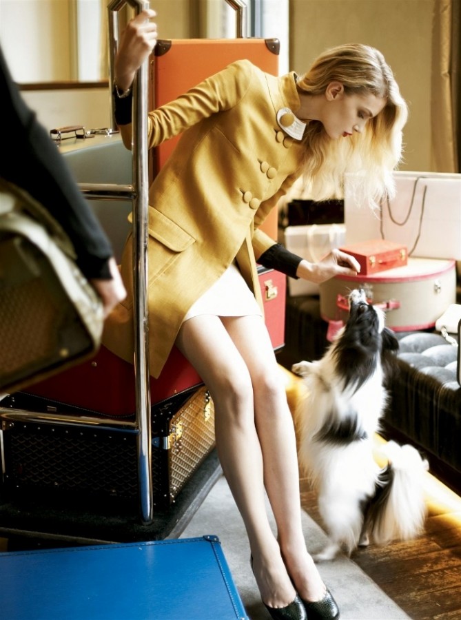 Lily Donaldson and Gemma Ward by Steven Meisel