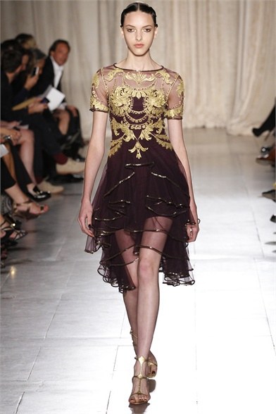 Модели коллекции Marchesa