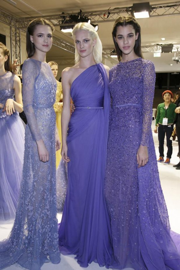 Модели коллекции Elie Saab