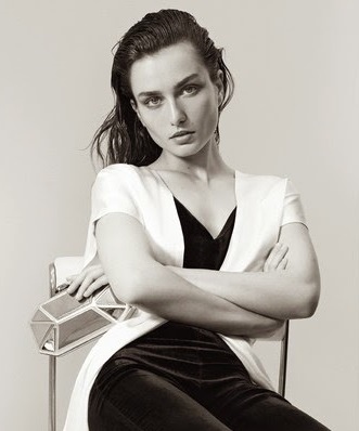 Andreea Diaconu for Giuseppe Zanotti Campaign