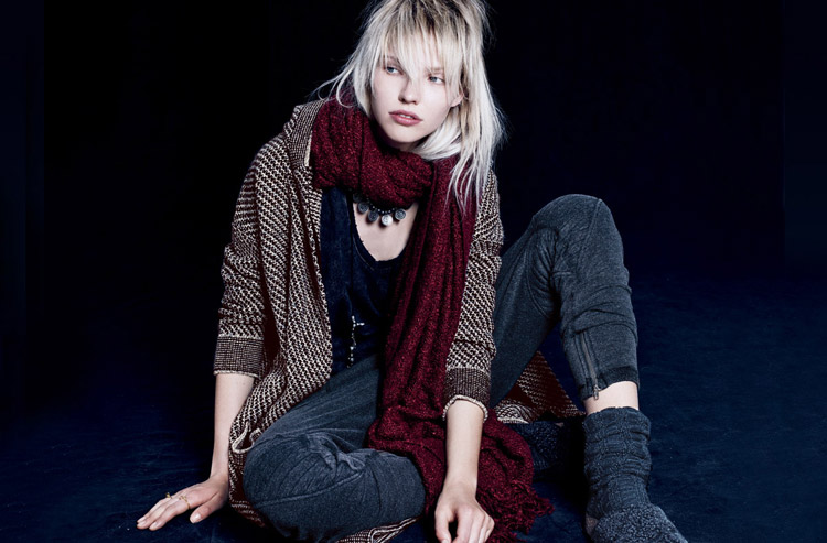 Sasha Luss for Free People Lookbook