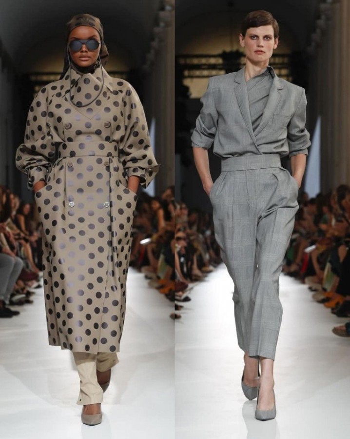 Max Mara на подиуме в Милане Max Mara на подиуме в Милане