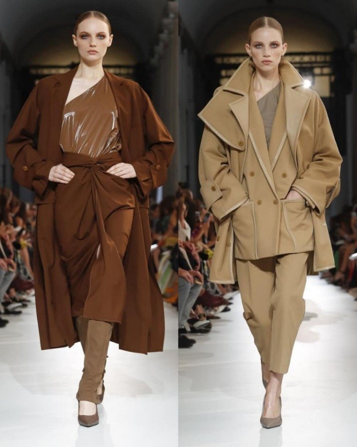 Max Mara на подиуме в Милане Max Mara на подиуме в Милане