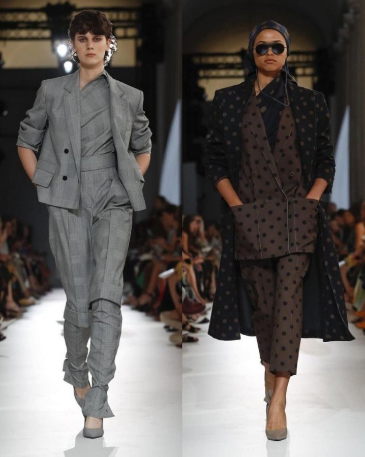 Max Mara на подиуме в Милане Max Mara на подиуме в Милане