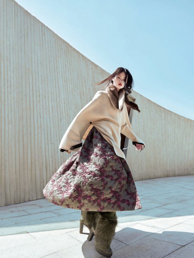 Cong He for Vogue China by Yin Chao