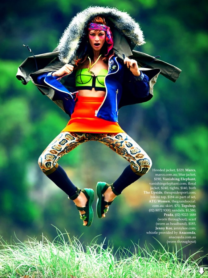 Louise de Chevigny for Elle Australia by David Mandelberg Louise de Chevigny for Elle Australia by David Mandelberg