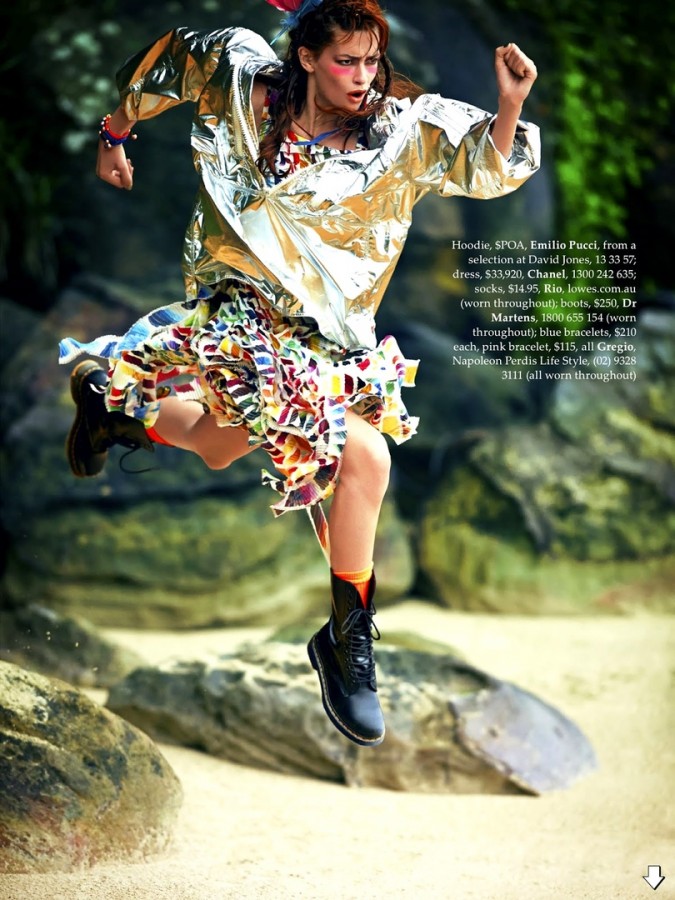 Louise de Chevigny for Elle Australia by David Mandelberg Louise de Chevigny for Elle Australia by David Mandelberg