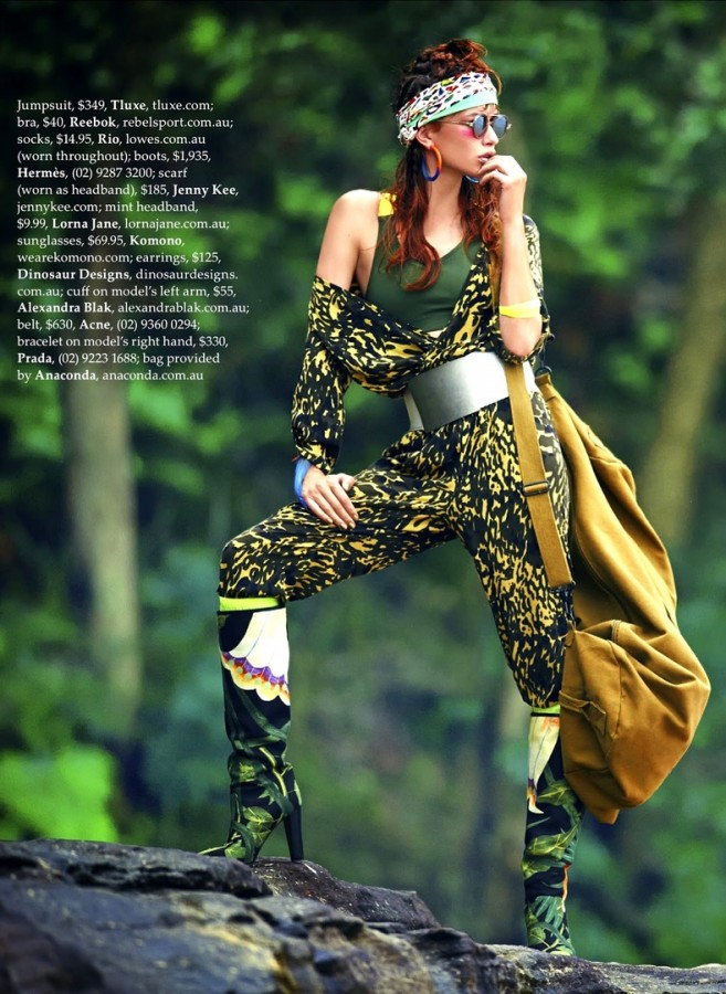Louise de Chevigny for Elle Australia by David Mandelberg Louise de Chevigny for Elle Australia by David Mandelberg
