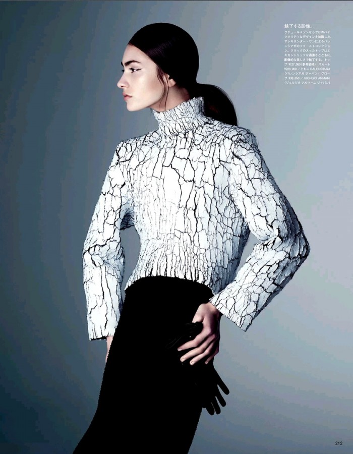 Marine Deleeuw for Vogue Japan by Steven Pan