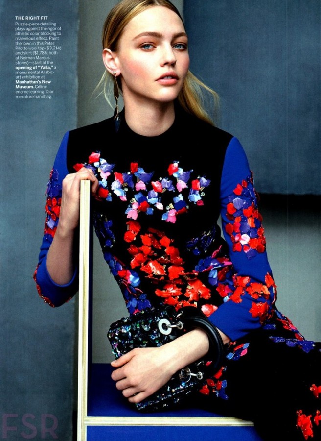 Sasha Pivovarova for VOGUE US by Karim Sadli