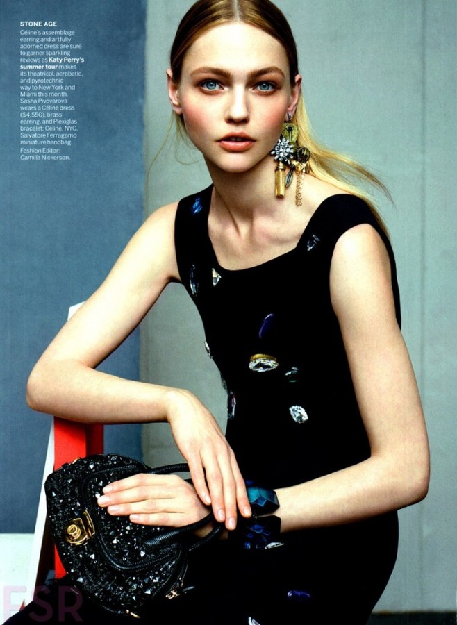 Sasha Pivovarova for VOGUE US by Karim Sadli