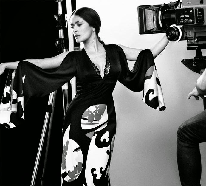 Salma Hayek for The Edit Magazine by Nico