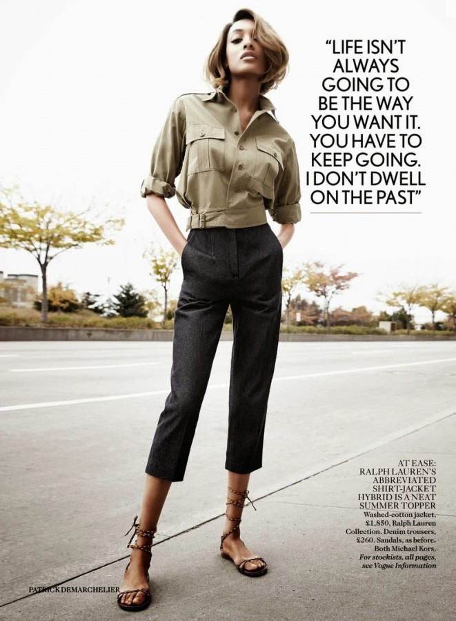 Jourdan Dunn for Vogue UK by Patrick Demarchelier Jourdan Dunn for Vogue UK by Patrick Demarchelier