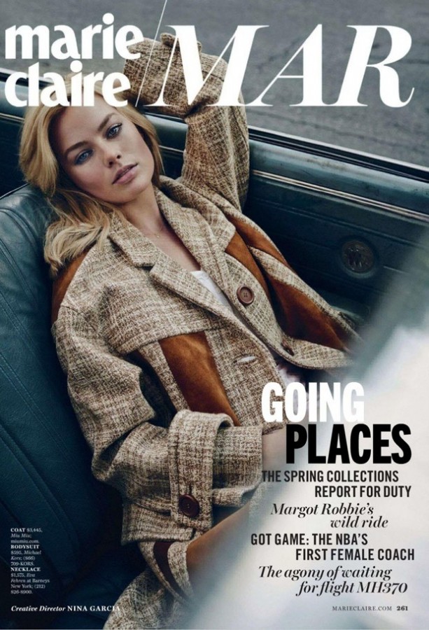 Margot Robbie for Marie Claire by Beau Grealy