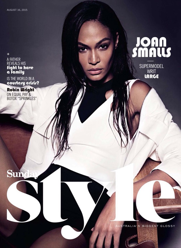 Joan Smalls for Sunday Style by Todd Barry