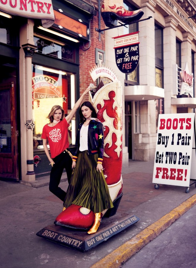 Jacquelyn Jablonski and Kasia Struss for Glamour US by Miguel Reveriego