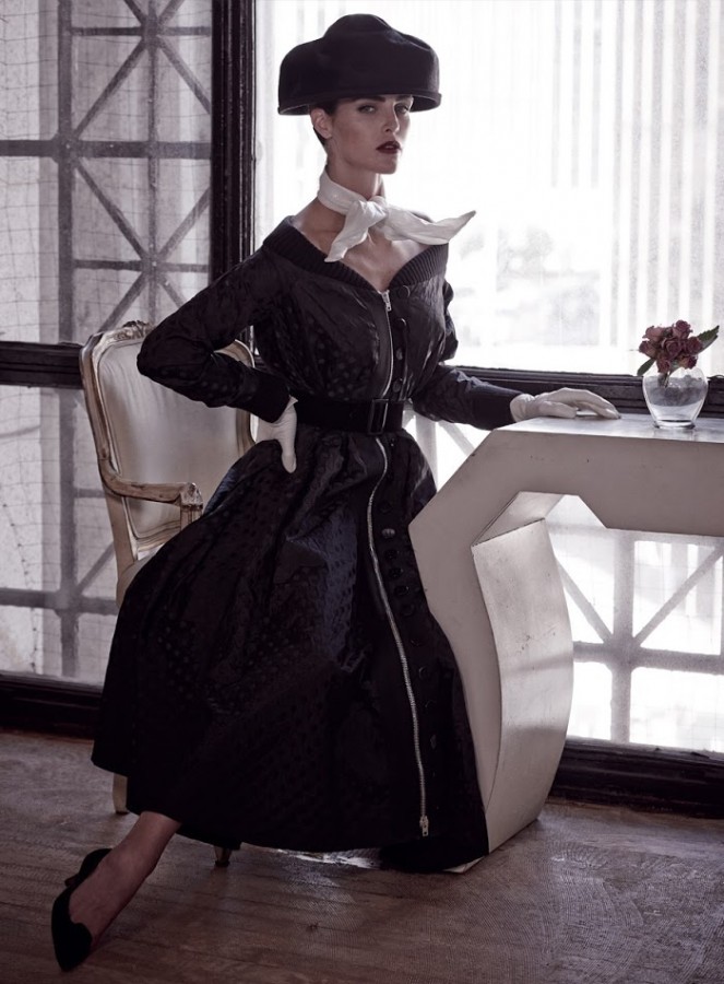 Hilary Rhoda and Lauren Hutton are photographed by Mariano Vivanco