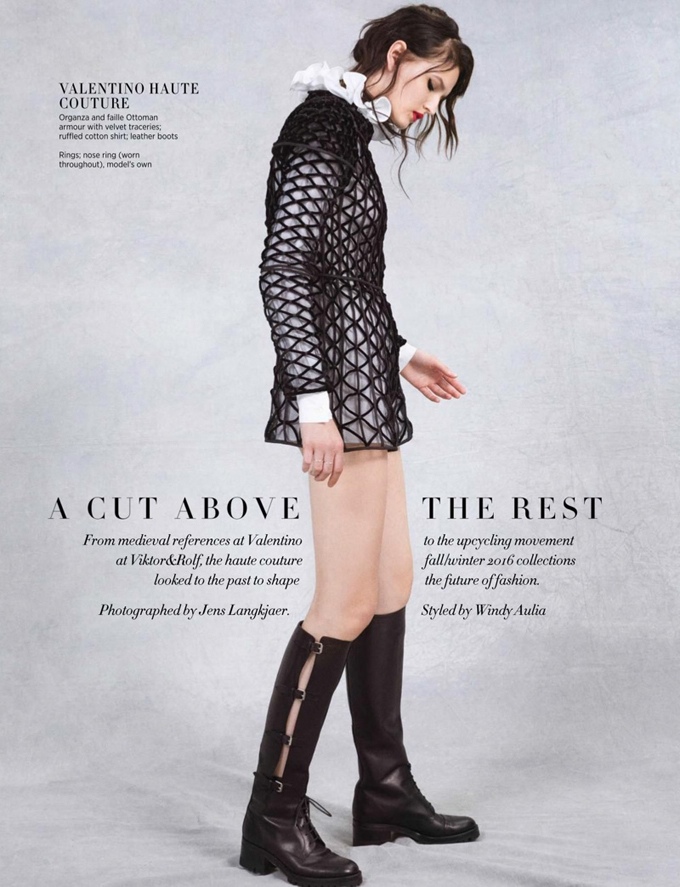 Katlin Aas for Harper’s Bazaar Singapore by Jens Langkjaer Katlin Aas for Harper’s Bazaar Singapore by Jens Langkjaer