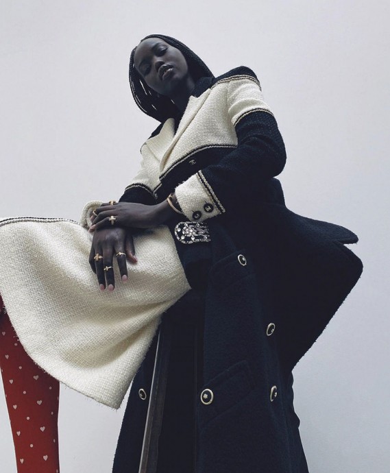 Адут Акеч (Adut Akech) в фотосессии для журнала Vogue Australia Адут Акеч (Adut Akech) в фотосессии для журнала Vogue Australia